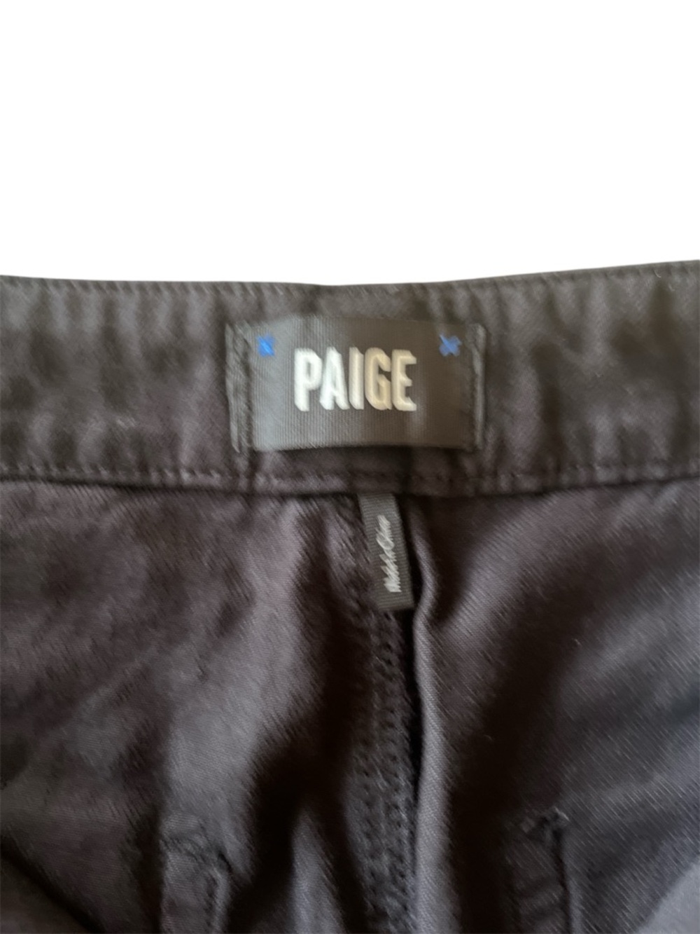 PAIGE Black Mini Skirt with Frayed Hem - Picture 3 of 5